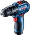 Bosch GSB 12V-30 Çift Akülü 2 Ah Darbeli Vidalama Makinesi 06019G9100