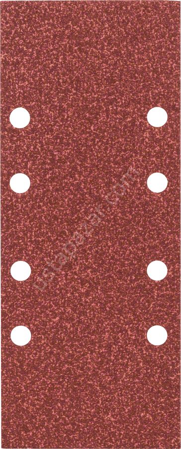 Bosch - Titreşimli Zımpara Kağıdı 10'lu, 93 x 230 mm 60 Kum 8 Delik