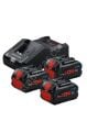 Bosch Akü Başlangıç Seti 3 x 8.0Ah Procore Akü +Gal 18V-160 Şarj Aleti 0615A5004Y