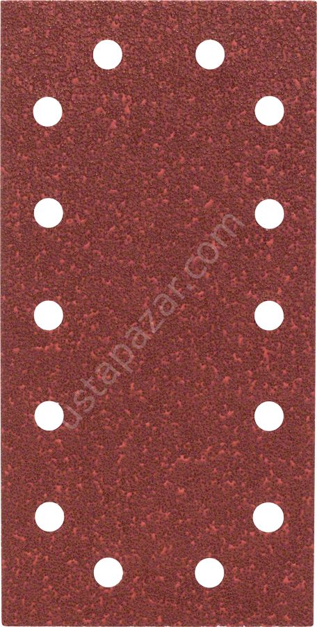 Bosch - Titreşimli Zımpara Kağıdı 10'lu, 115 x 230 mm 40 Kum 14 Delik