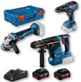 Bosch GBH 187 + GWS 18V-10 + GSR 18V-50 Vidalama Kırıcı Taşlama Seti - 0615990N42