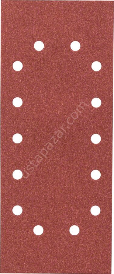 Bosch - Titreşimli Zımpara Kağıdı 10'lu, 115 x 280 mm 120 Kum 14 Delik