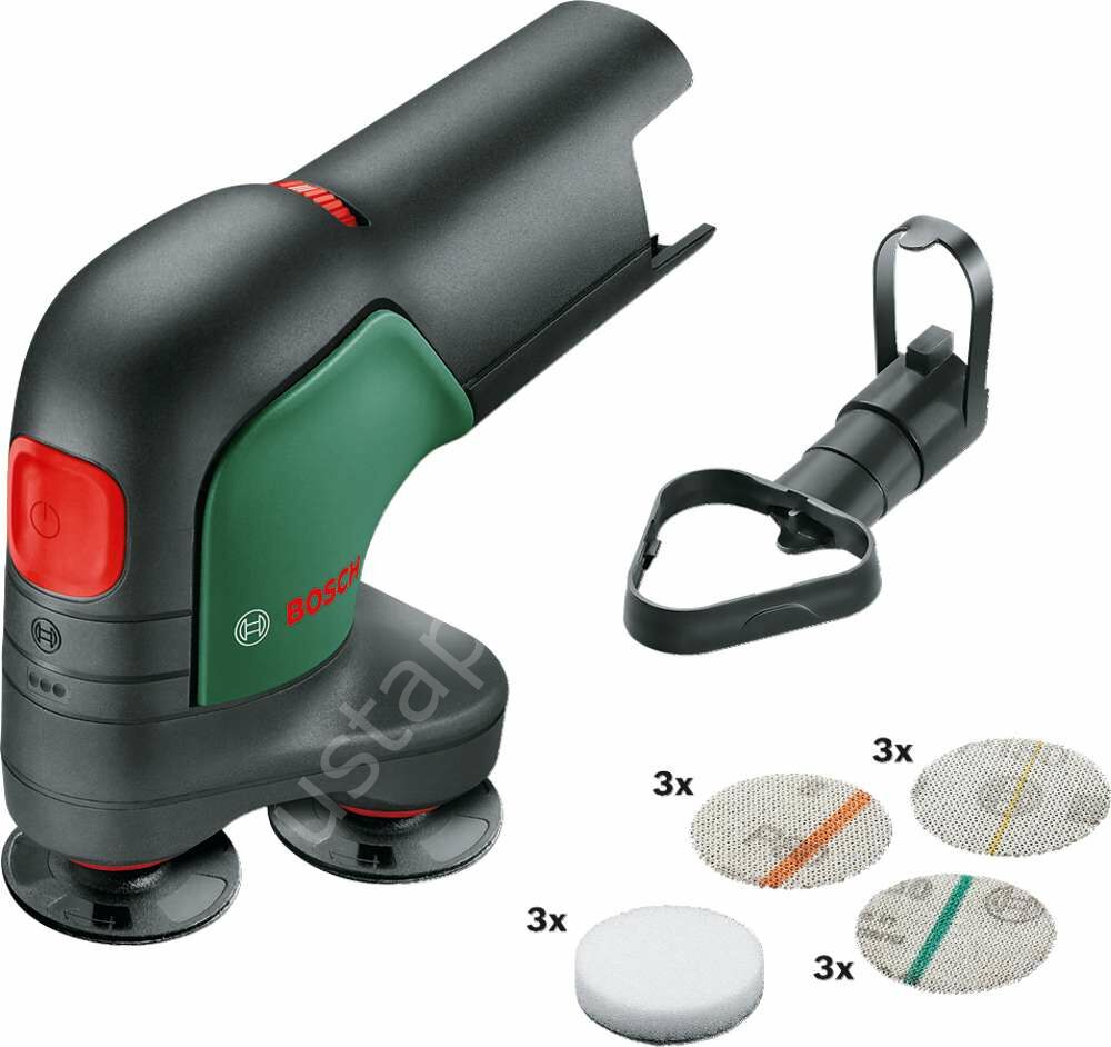 Bosch EasyCurvSander 12 Akülü Diskli Zımpara ve Polisaj Makinesi Solo 06039C9003