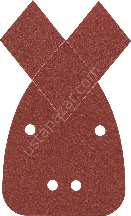 Bosch - Multi Zımpara Kağıdı 5'li, 95 x 135 mm 120 Kum 4 Delik