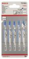 Bosch - Ekonomik Seri Metal İçin T 218 A Dekupaj Testeresi Bıçağı - 5'Li Paket 2608631032