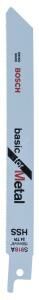 Bosch - Basic Serisi Metal için Panter Testere Bıçağı S 918 AF - 5'li 2608651780