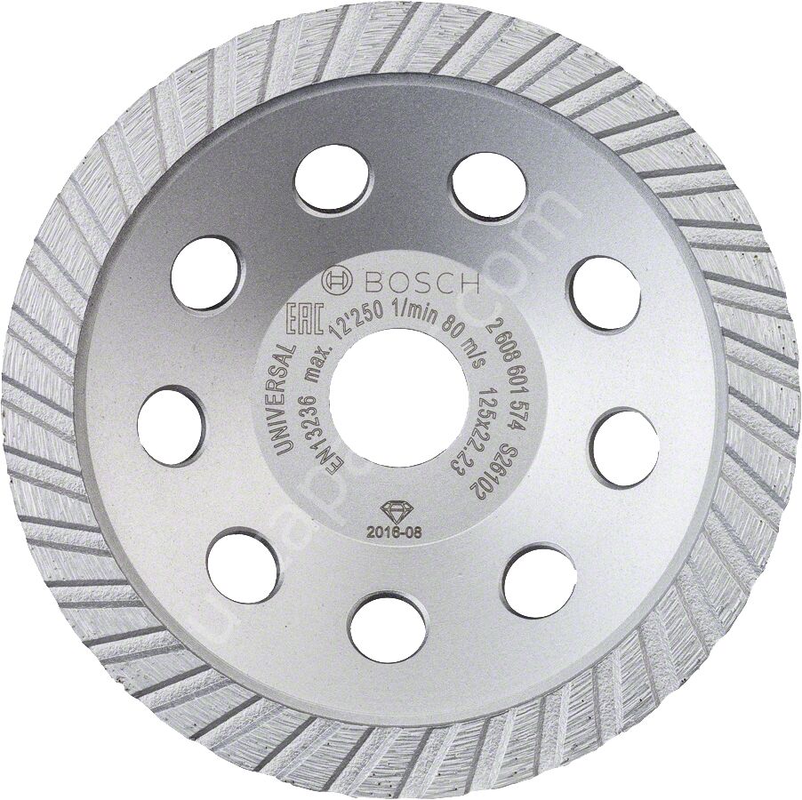 Bosch - Standart Seri Universal Turbo Elmas Çanak Disk 125 mm 2608601574