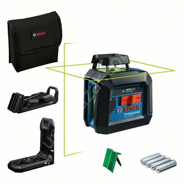 Bosch GLL 2-20 G + LB10+DK10 Lazer Hizalama 0601065000