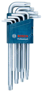 Bosch Profesyonel Alyan Anahtar Takımı Hex 9 Parça (1,5-10mm) 1600A01TH5
