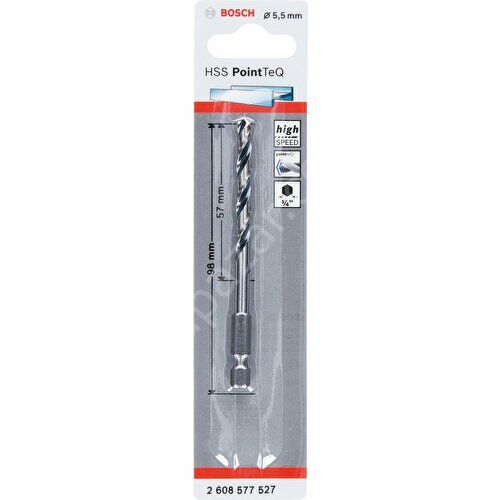 Bosch Pointeq 5,5mm 1/4 Adap. Metal Matkap Ucu 1'li 2608577527 Bosch