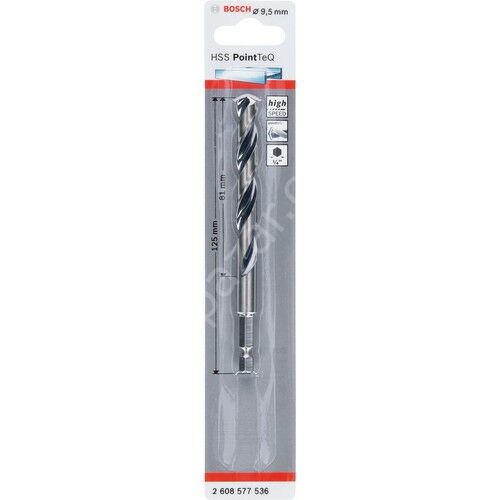 Pointeq 9.5mm 1/4 Adap. Metal Matkap Ucu 1'li 26085775236 Bosch