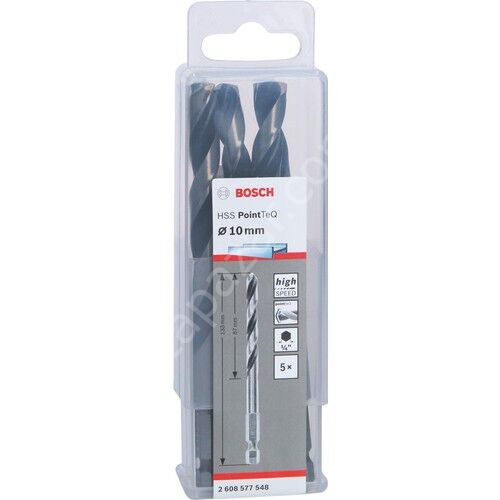 Bosch Pointeq 10MM 1/4 Adap. Metal Matkap Ucu 5'li 2608577548 Bosch
