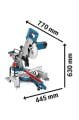 Bosch Gcm 800 Sj Kızaklı 216 Mm Gönye Kesme Makinası