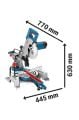 Bosch Gcm 800 Sj Kızaklı 216 Mm Gönye Kesme Makinası