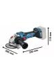 Bosch Gws 18V-15 Sc Akülü Avuç Taşlama 18 Volt (Akü ve Şarj Aleti Hariç) 06019H6100