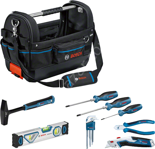 Bosch Profesyonel El Aleti Seti 8 Parça + GWT 20 Çanta 1600A02H5B