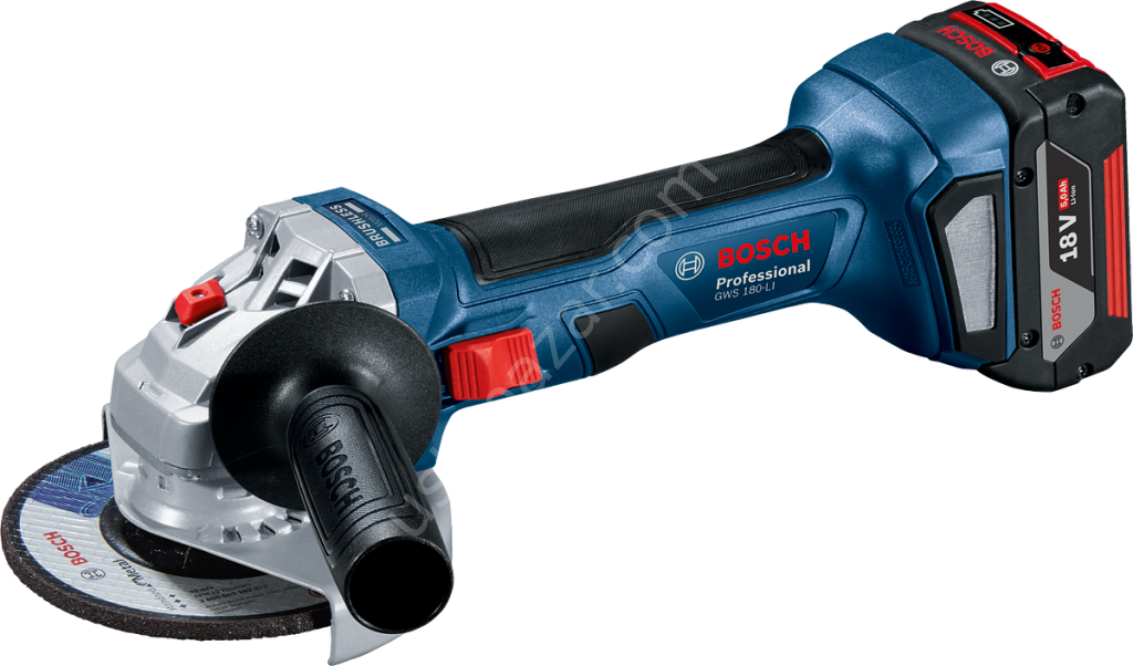 Bosch Professional GWS 180-Li Çift Akülü 4 Ah Taşlama Makinesi 06019H9021