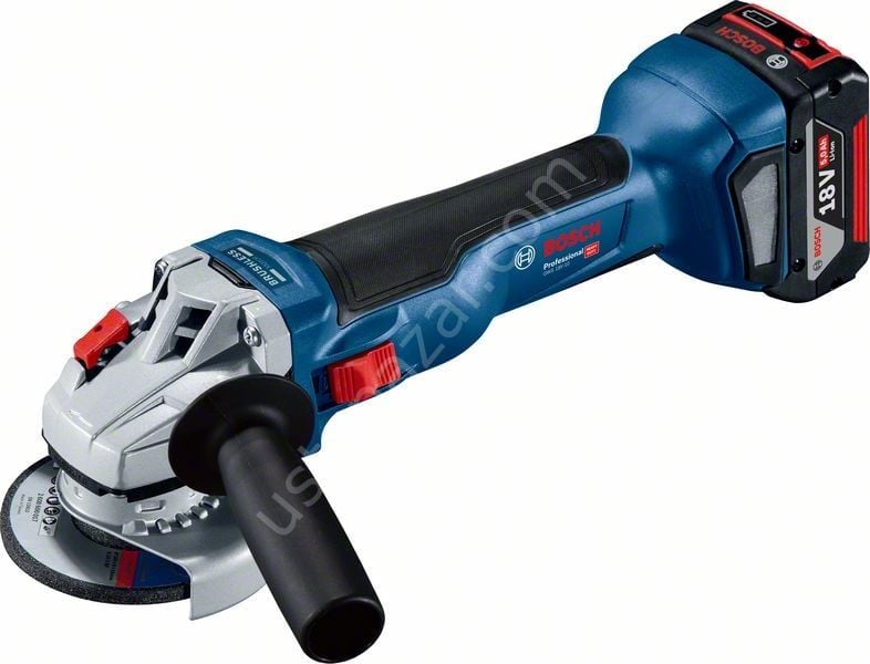 Bosch GWS 18V-10 Çift Akülü 5 Ah Taşlama Makinesi 06019J4004