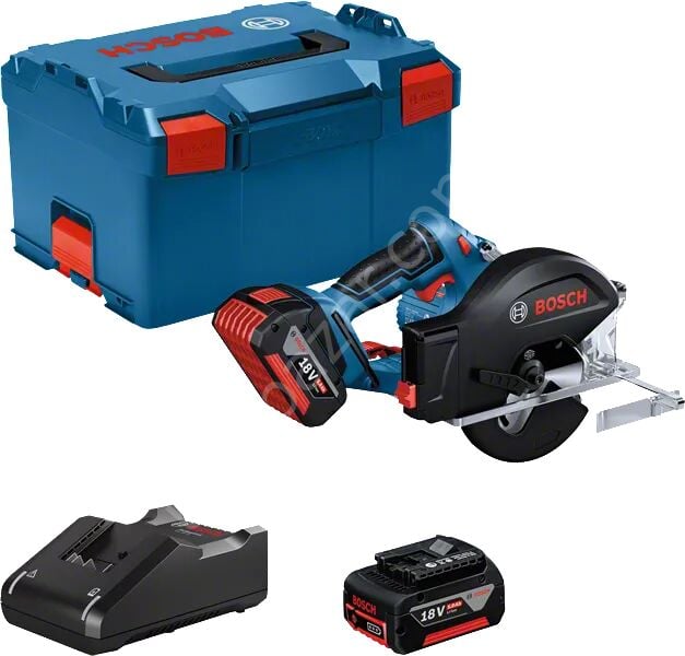 Bosch GKM 18V-50 5 Ah Çift Akülü Daire Testere 06016B8002