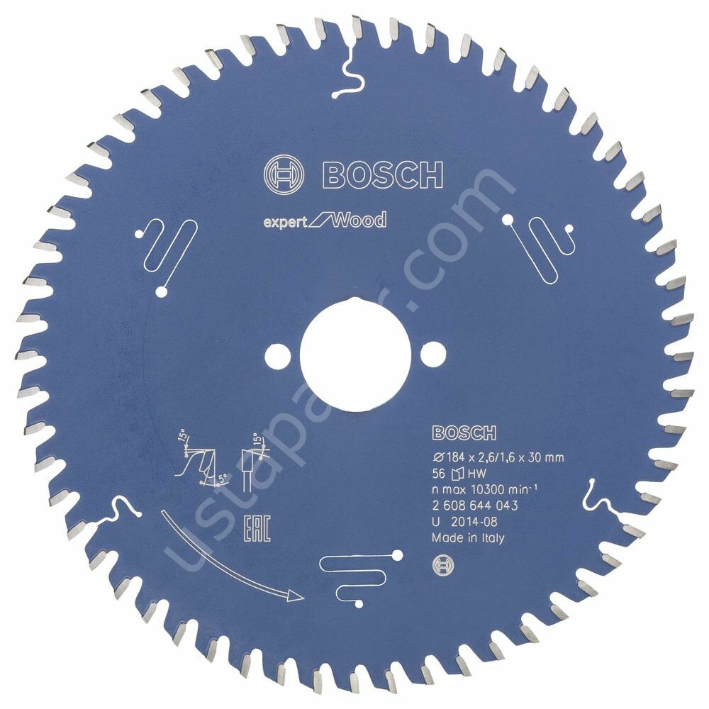 Bosch - Expert Serisi Ahşap için Daire Testere Bıçağı 184*30 mm 56 Diş 2608644043