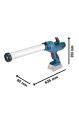 Bosch GCG 18V-600 Akülü Silikon Tabancası (Akü ve Şarj Aleti Hariç)