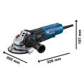 Bosch Gws 17-125 Ps Avuç Taşlama 1700 Watt Devir Ayarlı (Ince Gövdeli)