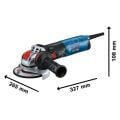 Bosch Professional Gwx 14-125 S X-Lock Avuç Taşlama Makinesi