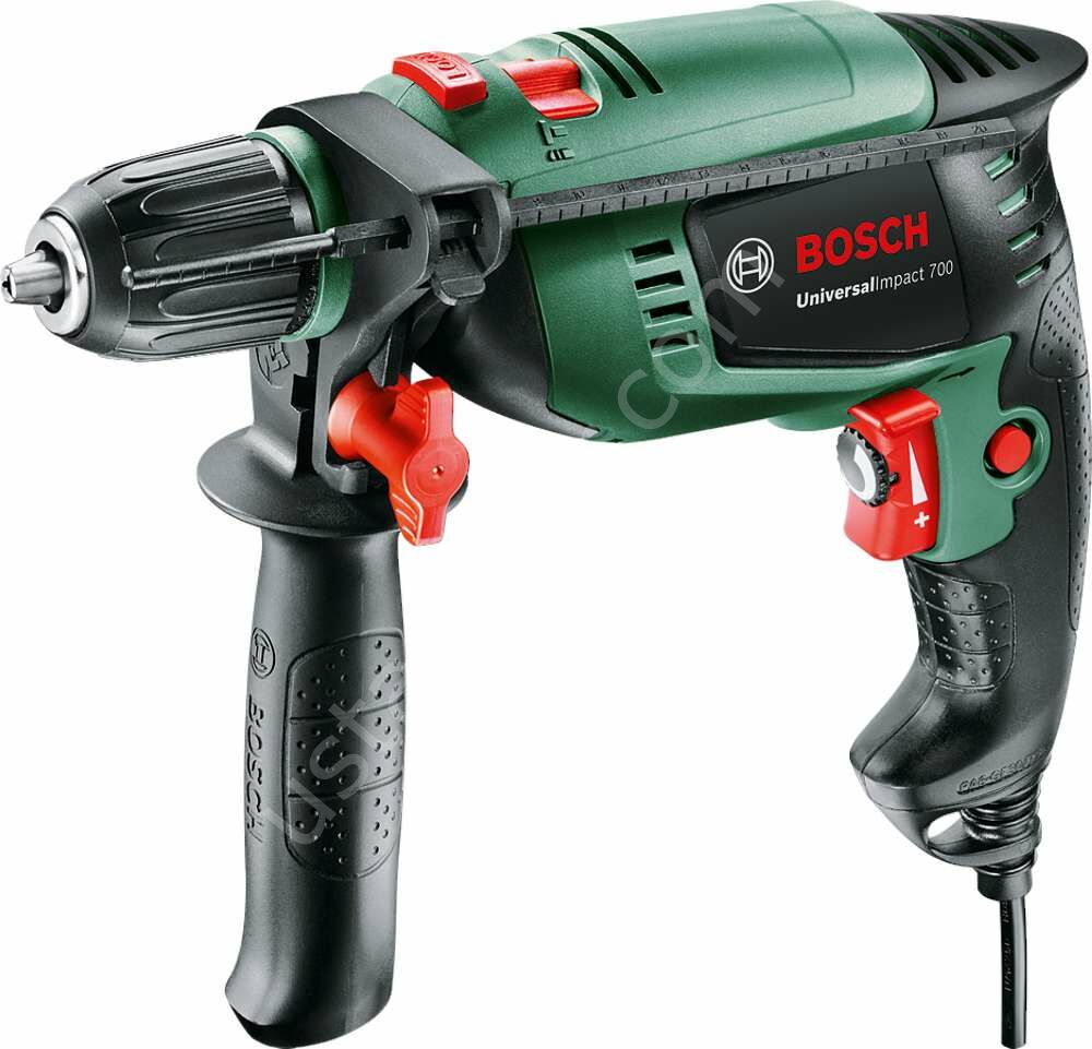 Bosch UniversalImpact 700 Darbeli Matkap + 19 Parça Set 060313100B