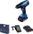 Bosch GSR 180-LI Çift Akülü 2 Ah Darbesiz Delme/Vidalalama 06019F8109