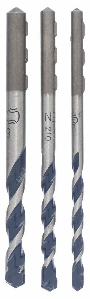 Bosch - cyl-5 Serisi, Blue Granite Turbo Beton Matkap Ucu 3'lü 5-6-8 mm 2608588164
