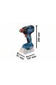 Bosch GSR 18V-50 Akülü Vidalama + GDX 18V-200 Akülü Somun Sıkma + 2x4.0Ah Akü + Akü Şarjı + L-Boxx Set