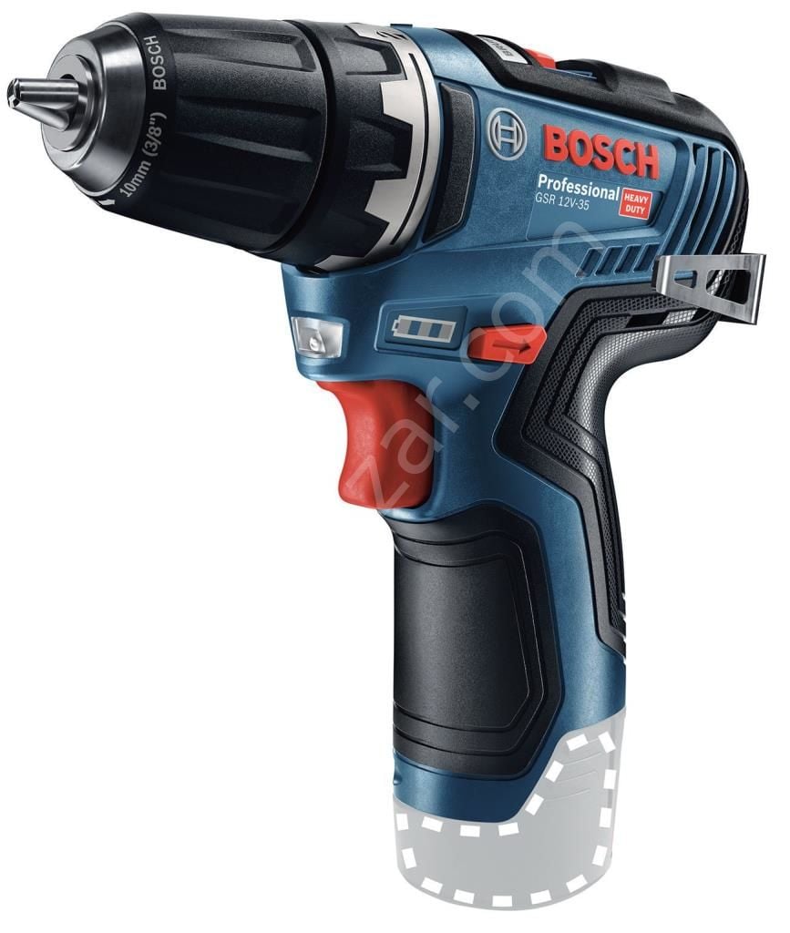 Bosch Professional GSR 12V-35 (Solo) Akülü Delme Vidalama Makinesi 06019H8000