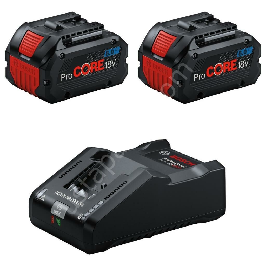 Bosch Professional 2 x ProCore 18V 8.0 Ah Akü + GAL 18V-160 Şarj Cihazı Başlangıç Kiti - 1600A02T5P