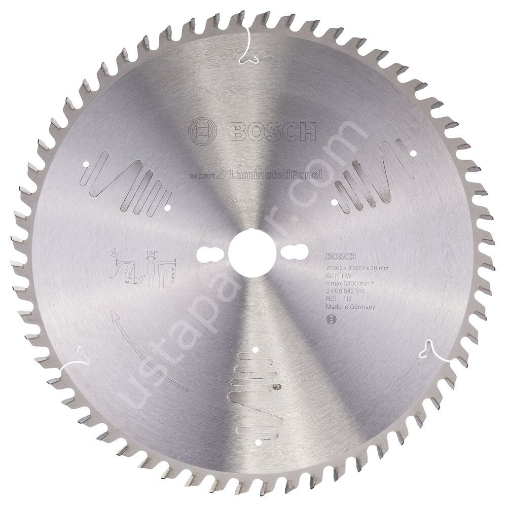 Bosch - Expert Serisi Lamine Panel için Daire Testere Bıçağı 303*30 mm 60 Diş 2608642515