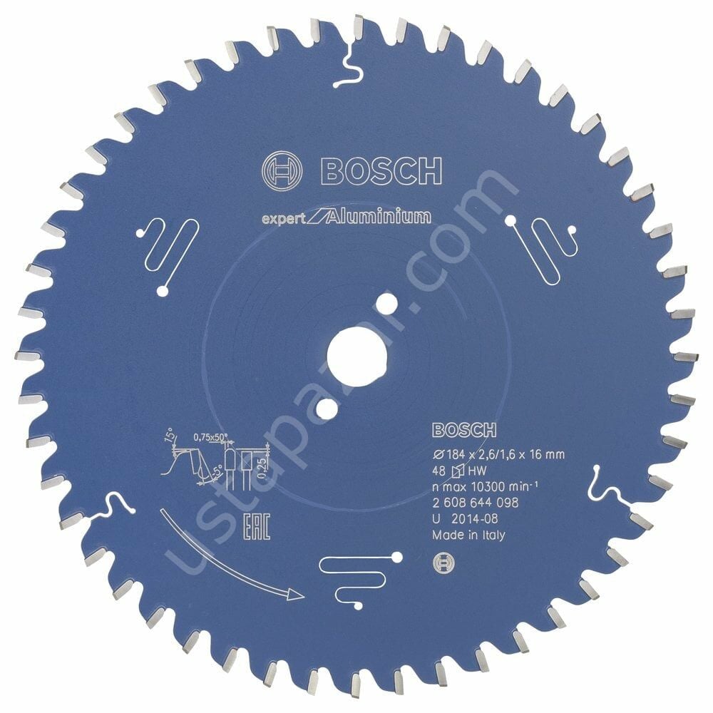 Bosch - Expert Serisi Alüminyum için Daire Testere Bıçağı 184*16 mm 48 Diş 2608644098