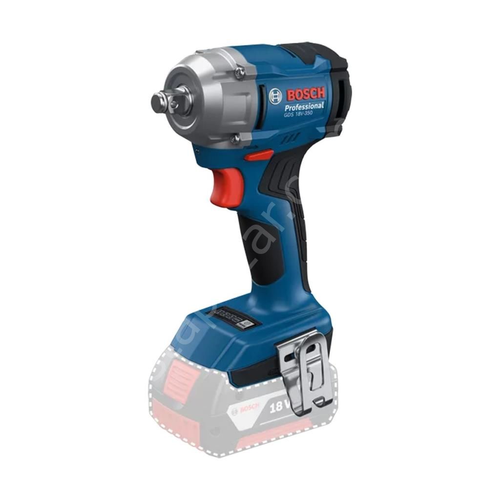 Bosch Profesyonel Gds 18V-350 4 Ah Çift Akülü Darbeli Somun Sıkma Makinesi 06019M5021