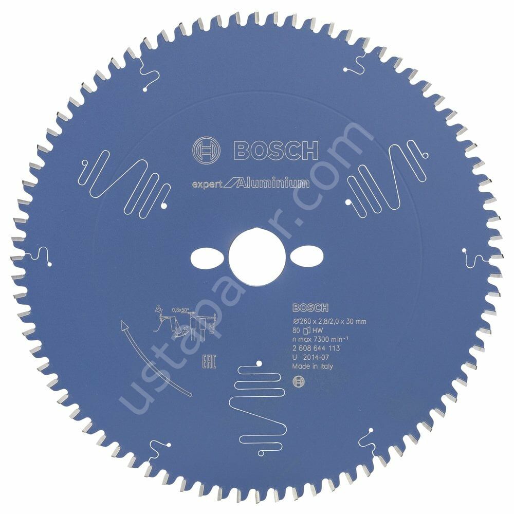 Bosch - Expert Serisi Alüminyum için Daire Testere Bıçağı 260*30 mm 80 Diş 2608644113
