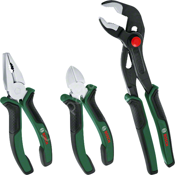 Bosch Pense Seti 3 Parça Premium (Pense, Yan Keski, Boru Anahtarı) 1600A02W7J