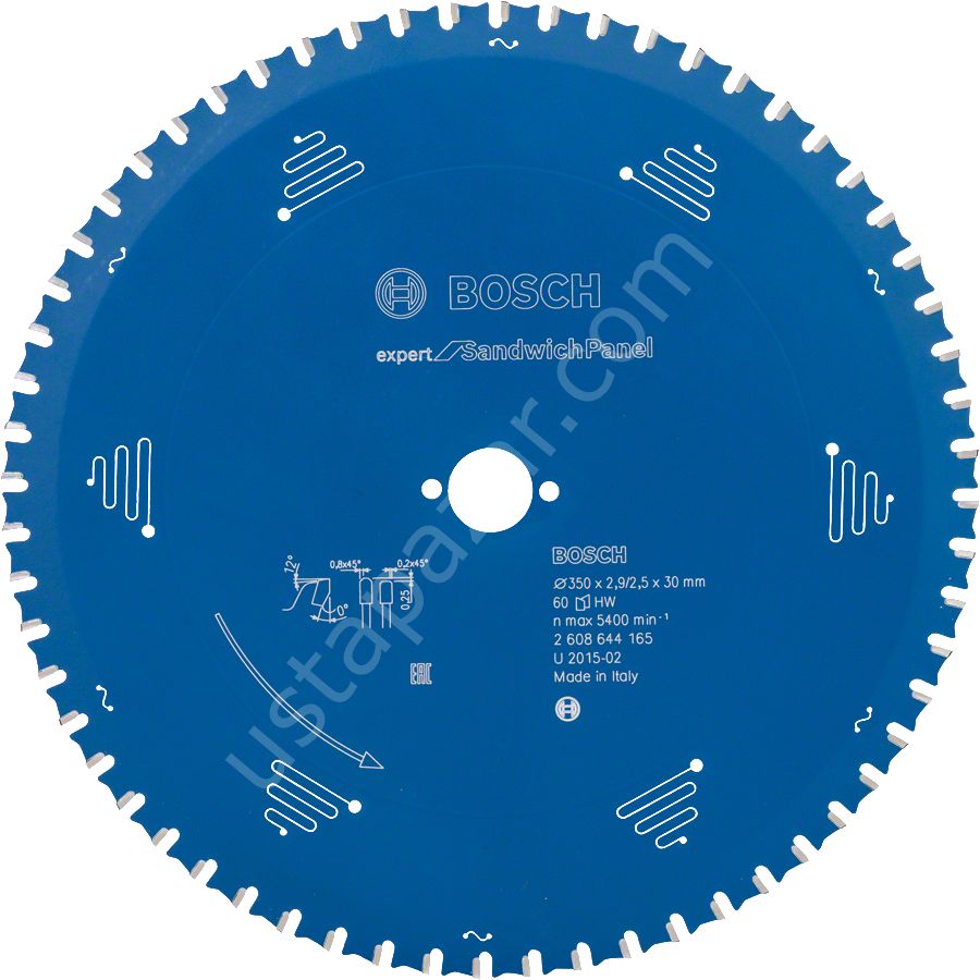 Bosch - Expert Serisi Çelik Levhalı Sandviç Panelleri için Daire Testere Bıçağı 350*30 mm 60 Diş 2608644165