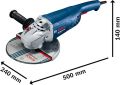 Bosch GWS 2200-230 P Büyük Taşlama Makinesi 06018F4100