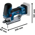 Bosch Gst 18V-155 Sc Akülü Dekupaj Testere Makinesi Tabanca 2x4a  06015B0002