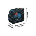 Bosch Profesyonel GCL 12V-50-22 Cg Çizgi Lazer Pil 0601066S00