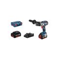 Bosch Profesyonel GSB 18V-110 C 2X4 Ah PC Darbeli Vidalama 06019G030B