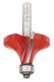 Bosch - Expert Serisi Ahşap İçin Çift Oluklu, Sert Metal Bilye Yataklı Yuvarlama Frezesi 8*15,90*64mm 2608629378