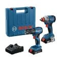 Bosch Profesyonel GDX 18V-285 + GSB 185-Li 2X2 Ah Elektrikli El Aletleri Seti 06019N2124