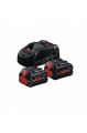 Bosch Procore 18 Volt Akü Seti (2 Adet Procore 18V 5.5 Ah + Gal 1880 Cv) - 1600A0214c