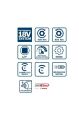 Bosch GDS 18V-450 PC Çift Akülü 4 Ah Darbeli Somun Sıkma Makinesi