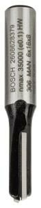 Bosch - Standard Seri Ahşap İçin Çift Oluklu, Sert Metal Düz Freze Ucu 8*6*48 mm 2608628379