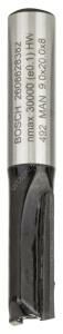 Bosch - Standard Seri Ahşap İçin Çift Oluklu, Sert Metal Düz Freze Ucu 8*9*51 mm 2608628382