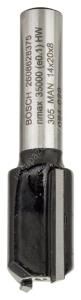 Bosch - Standard Seri Ahşap İçin Çift Oluklu, Sert Metal Düz Freze Ucu 8*14*51mm 2608628375